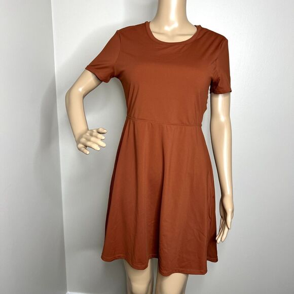 Halara Twisted Cut Out Back Mini Dress - Picture 1 of 9